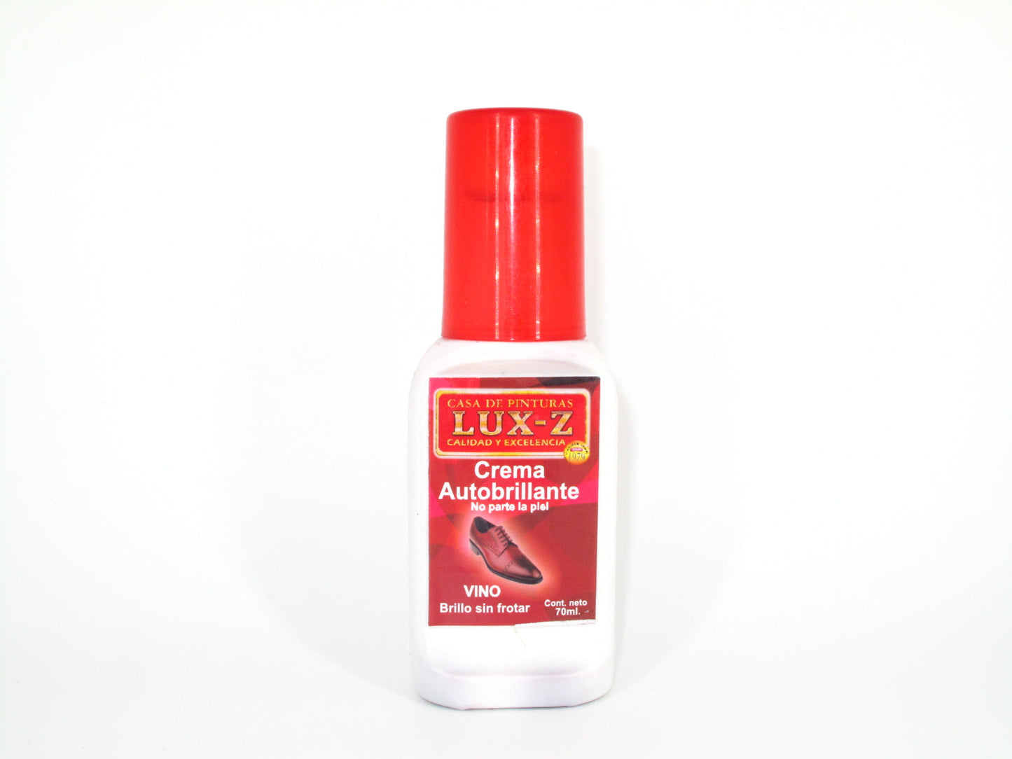 SKU - 1137 -- CREMA AUTOBRILLANTE LUX-Z VINO 70 ML