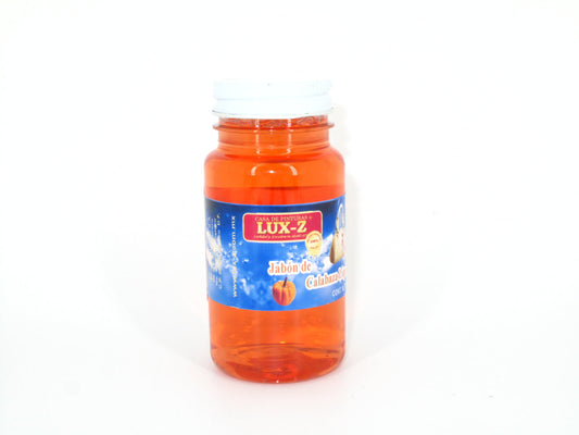 SKU - 1552 -- JABON DE CALABAZA LIQUIDO LUX-Z TARRO 100 ML