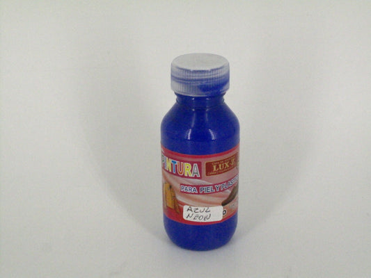 SKU - 1808 -- PINTURA AZUL NEON LUX-Z 70 ML