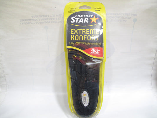 SKU - 2227 -- PLANTILLAS EXTREME KONFORT CONFORT STAR CH 1 PAR