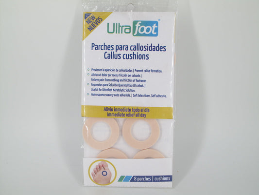 SKU - 1575 -- PADS PARA CALLOSIDADES ULTRA FOOT 6 PZ