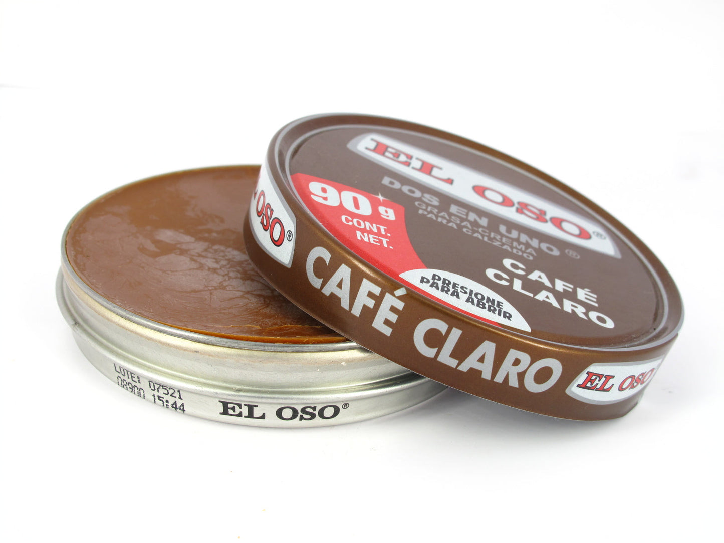 SKU - 1226 -- GRASA CREMA OSO CAFE CLARO 90 GRS