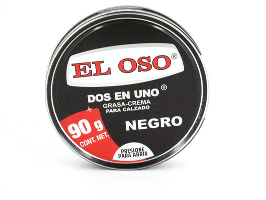 SKU - 1229 -- GRASA CREMA OSO NEGRO 90 GRS