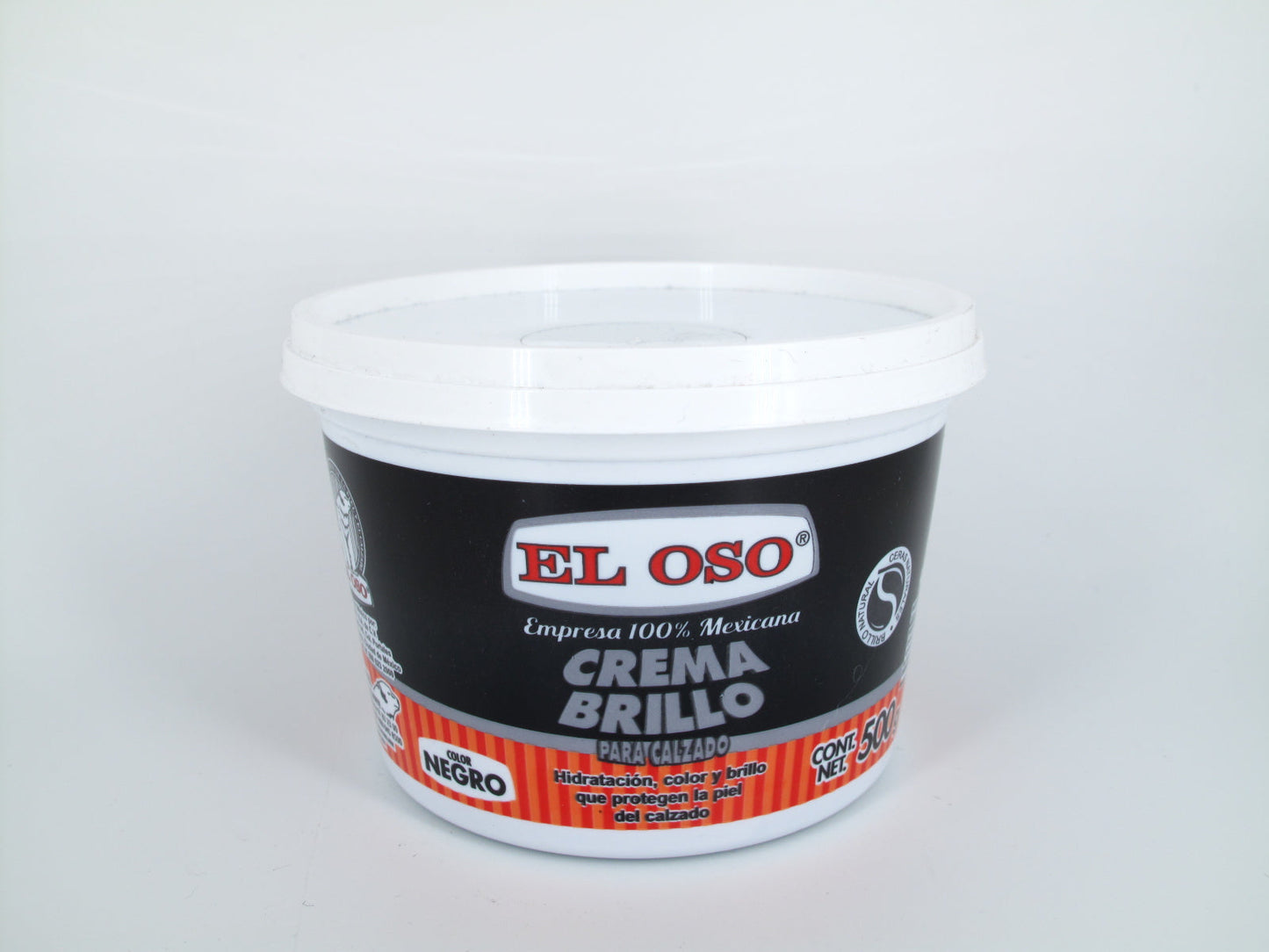 SKU - 1521 -- CREMA BRILLO OSO NEGRO 500 GRS