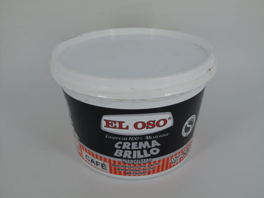 SKU - 2348 -- CREMA BRILLO OSO CAFE 500 GRS