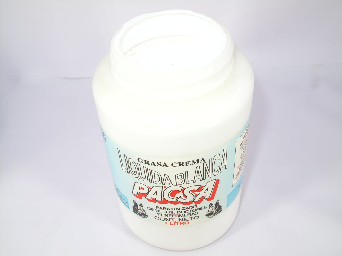 SKU - 1222 -- GRASA CREMA LIQUIDA BLANCO PACSA 1000 ML