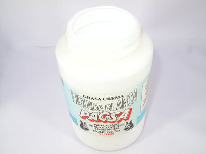 SKU - 1222 -- GRASA CREMA LIQUIDA BLANCO PACSA 1000 ML