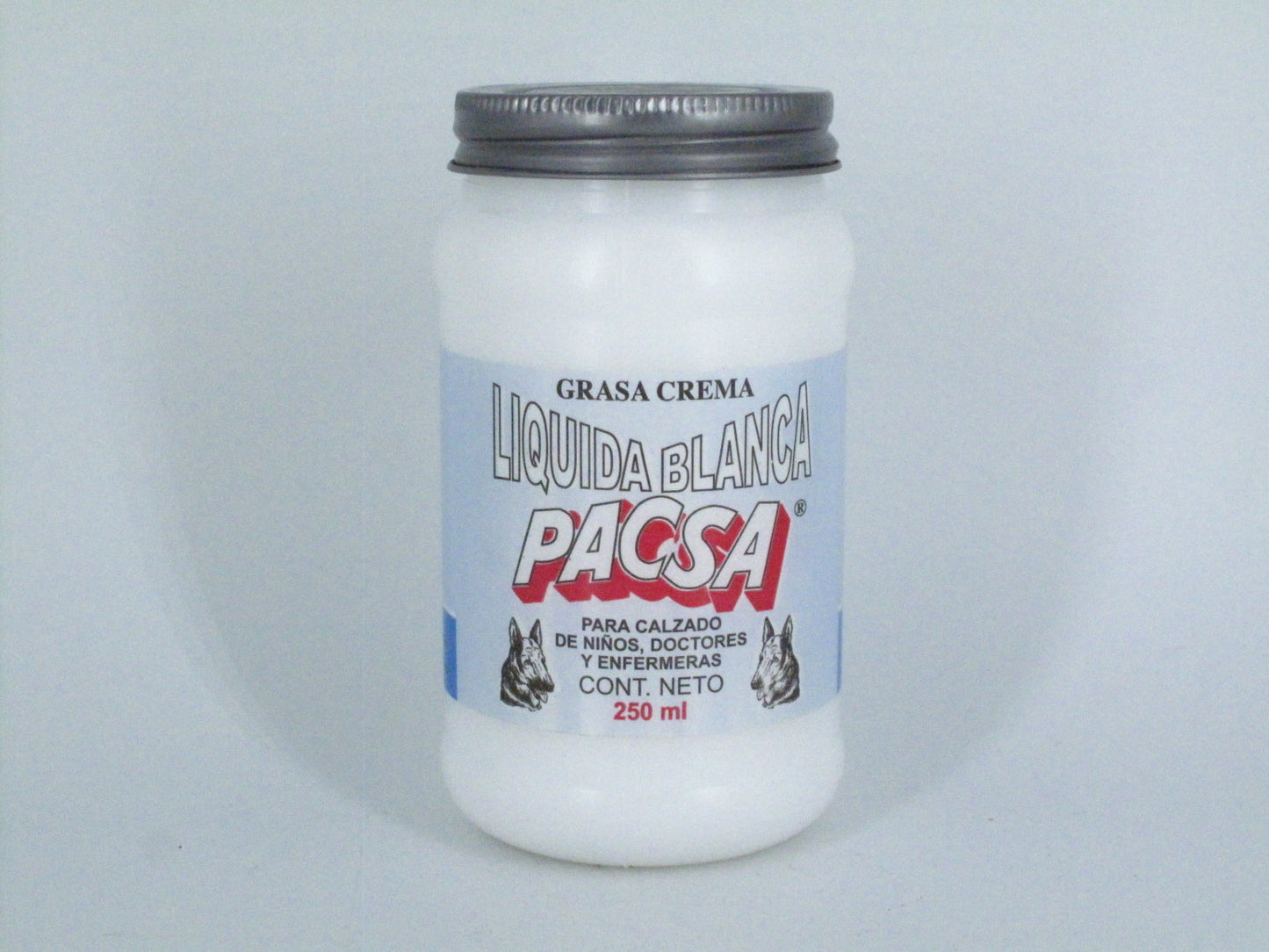 SKU - 1224 -- GRASA CREMA LIQUIDA BLANCO PACSA 250 ML