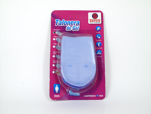 SKU - 1705 -- TALONERA DE GEL SAYCO NIVELADORA DAMA 1 PAR