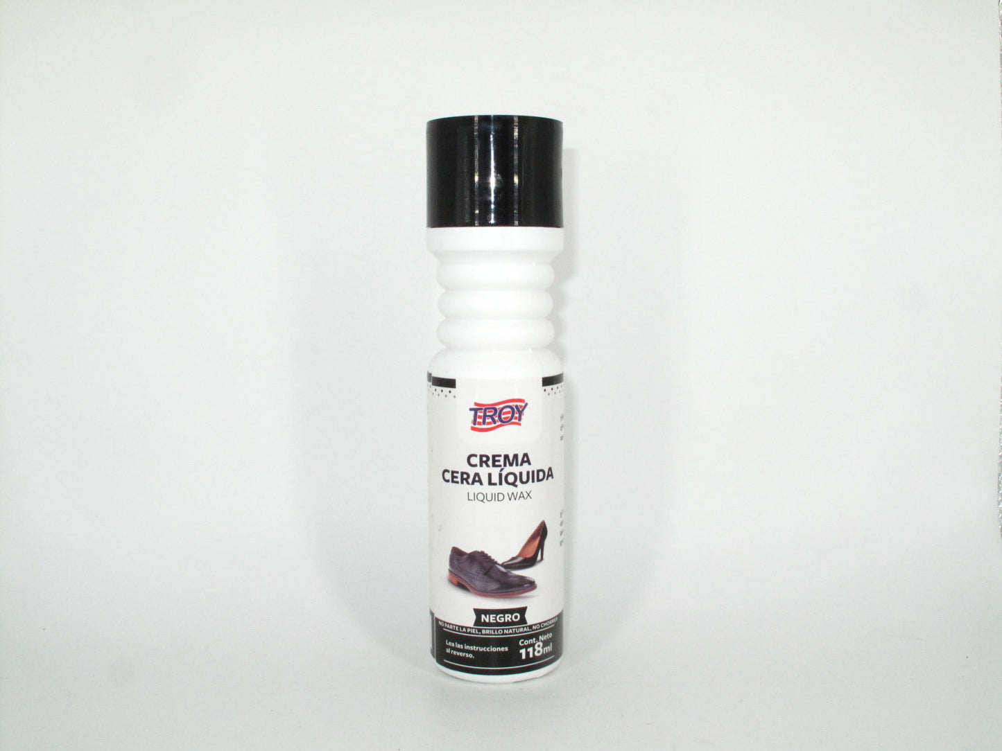 SKU - 1110 -- CERA LIQUIDA TROY NEGRO 118 ML